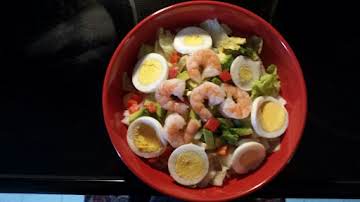 Shrimp & Egg Mixed Salad