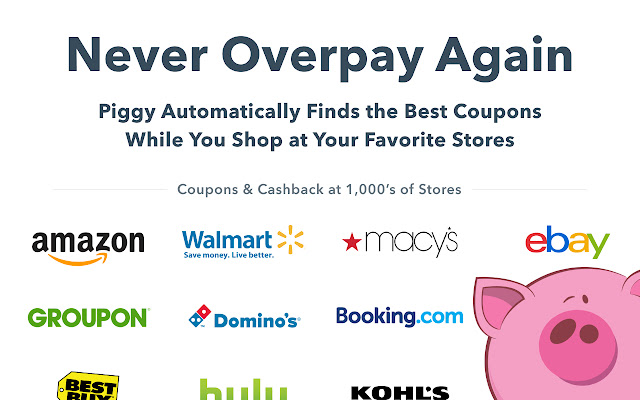 Piggy - Automatic Coupons & Cash Back logo