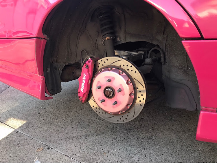 アリストのみんなの車高調が見てみたい・ピンク・serialnine・finalkonnexion・ファイナルコネクションに関するカスタム事例の投稿画像2枚目