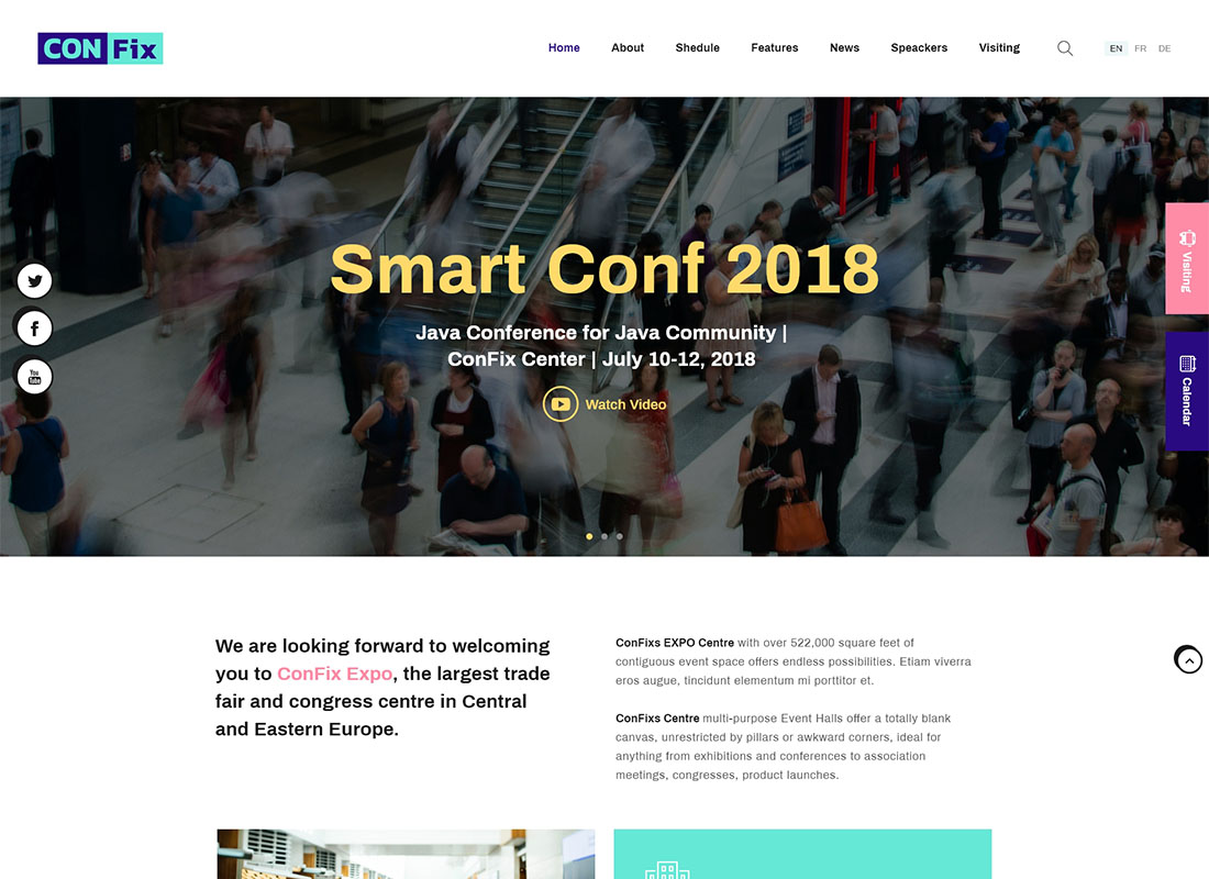 ConFix - Tema WordPress Pameran & Acara