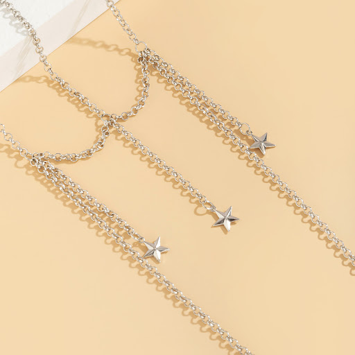 Title 6, Sexy Simple Star Tassel Chain Leg Chain adds a ...