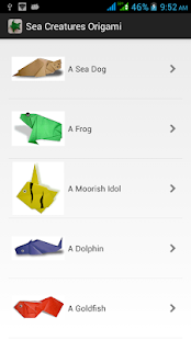 Free Download Sea Creatures Origami APK