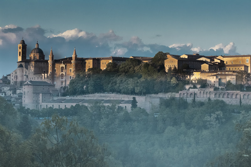 Urbino Tramonto e foschia di pierce