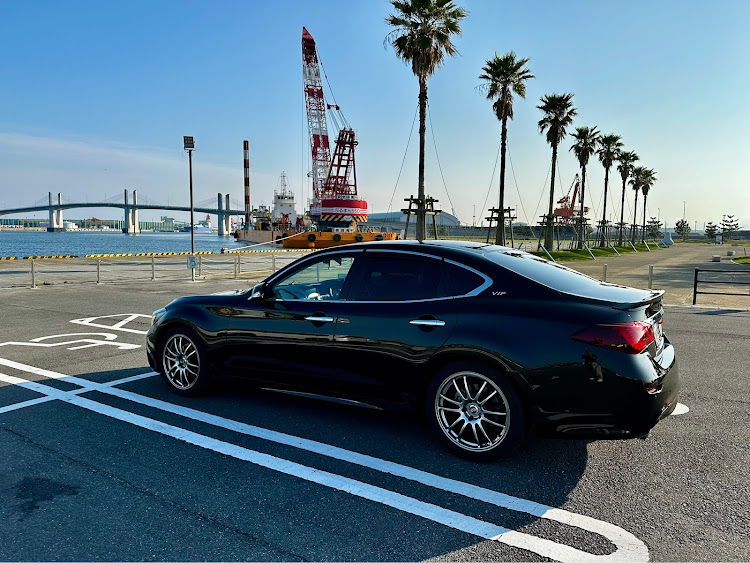 フーガのドライブ・ダウンサス・Ti2000ダウンサス・洗車・自動車税の季節ですねに関するカスタム事例の投稿画像5枚目