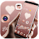 Rose Gold Heart Theme icon