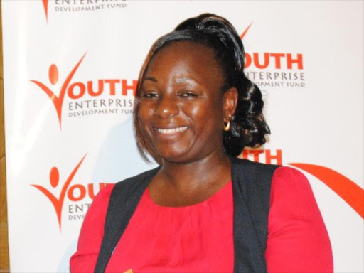 A file photo of Catherine Namuye former youth fund CEO at a past function. /FILE