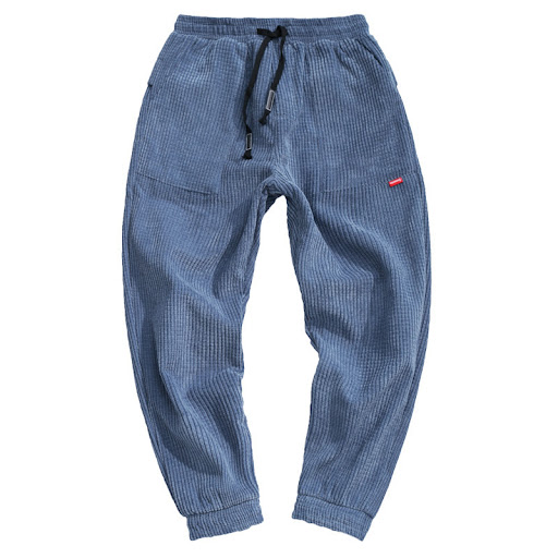 Title 6, Blue corduroy trousers