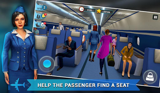 Airplane Flight Attendant -Career Job Sim