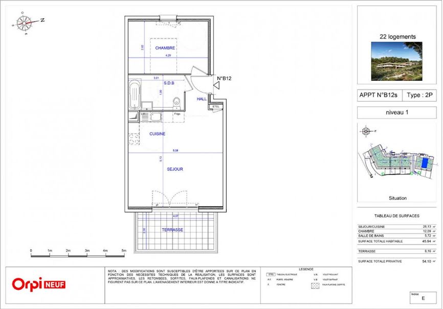 Vente appartement 1 pièce 46 m² à La Roquette-sur-Siagne (06550), 276 500 €