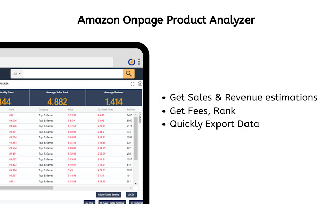 ProfitExplorer Amazon Product Analyzer