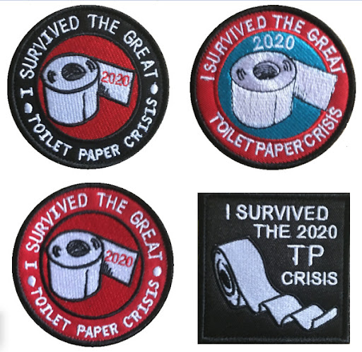 Title 4, Embroidered Velcro Badge Sticker for Easy Attac...