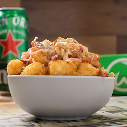 Spicy Cheese & Bacon Tots