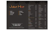 Juice Hive menu 1