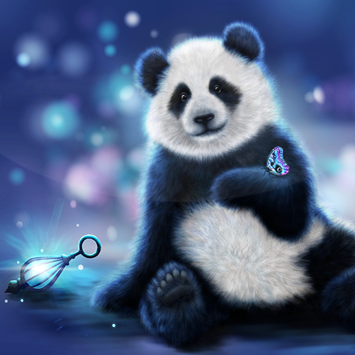  Wallpaper  Panda Lucu Background  Hitam  Moa Gambar