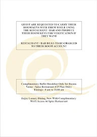 Spice Multi Cuisine Restaurant menu 4