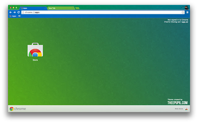 Blue & Green chrome extension