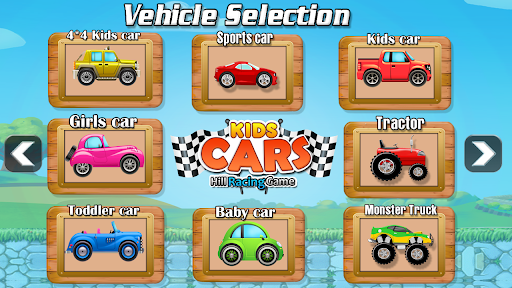 Screenshot Kids Cars Hills Racing games