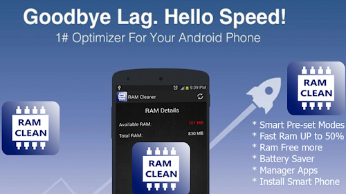 Android application RAM Booster Pro screenshort