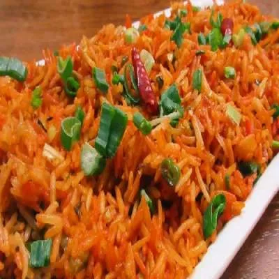 Jain Baby Corn Schezwan Fried Rice