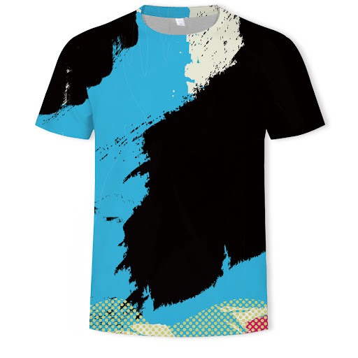 Title 12, Printed Casual Short-Sleeved t-Shirt Mens