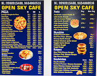 Open Sky Cafe menu 1