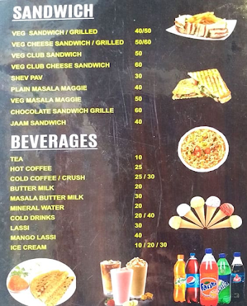 Swagat Snacks Centre menu 