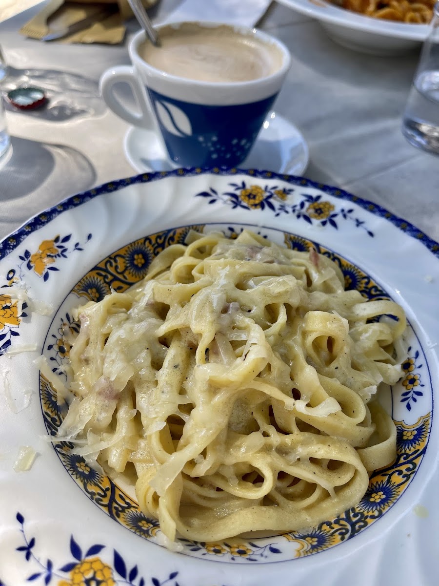 Gf carbonara-delicious!