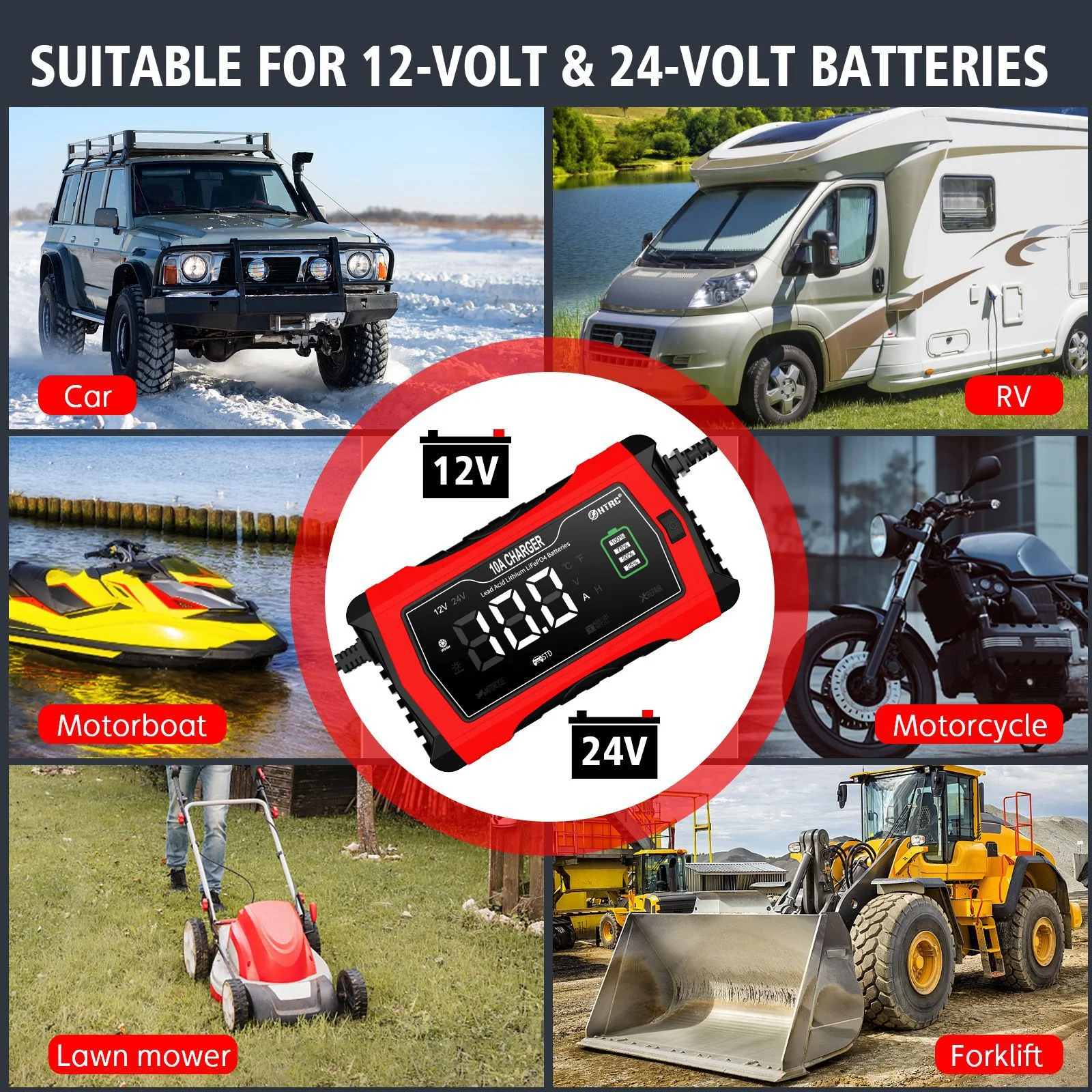Title 4, Punjač za akumulatore od fiberglasa za automobi...
