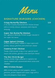 Captain G's Burger Company menu 5