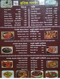 Hotel Garva menu 6