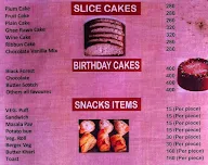 Banglore Iyangar's Bakery & Cake Corner menu 1