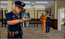 LA Police Run Away Prisoners Chase Simul