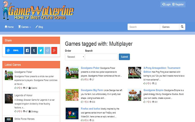 Multiplayer Games chrome extension