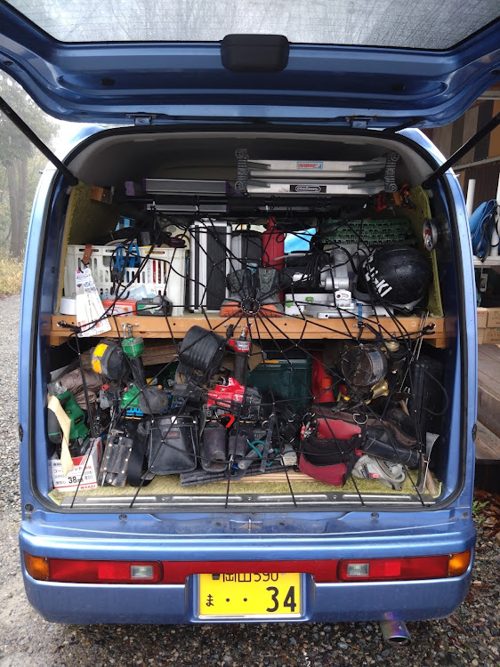 バモスホビオのプチいじり・ピックアップって都市伝説？・DIY・ハワイアン気取ってもやっぱりメタル笑🤣に関するカスタム事例の投稿画像2枚目