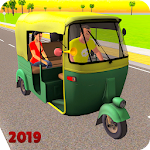 Cover Image of Download Offroad Tuk Tuk Rickshaw Taxi Sim 2019 1.1 APK
