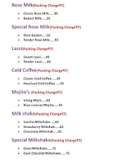 B K S  Snacks menu 1