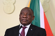 President Cyril Ramaphosa during his address to the nation on Monday night.