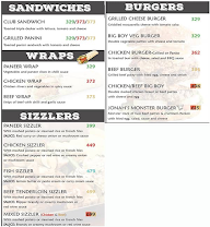 Jonah's Bistro menu 2