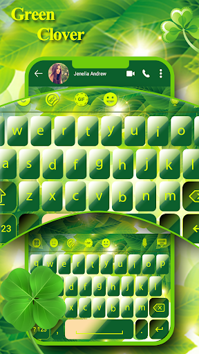 Green Clover keyboard Theme