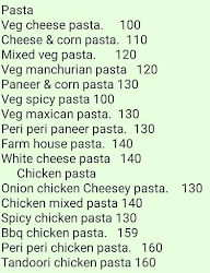 Pasta House menu 1