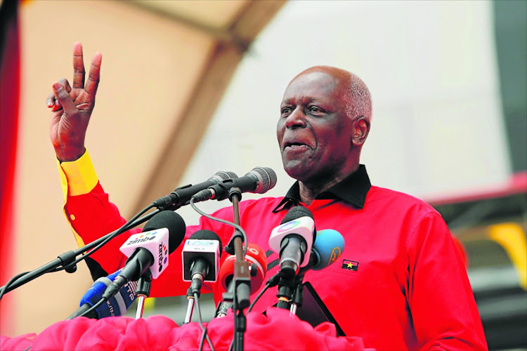 President José Eduardo dos Santos. Picture: REUTERS