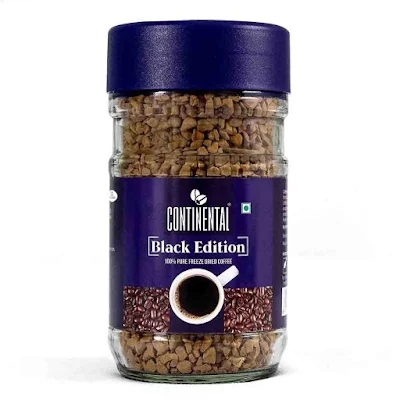 Continental Black Edition Pure Freeze Dried Coffee Jar 50 Gm
