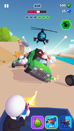 Screenshot Rage Road - Car Shooting Game