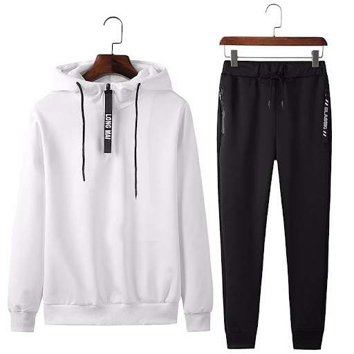 Title 4, Mens casual long-sleeved sweater suit
