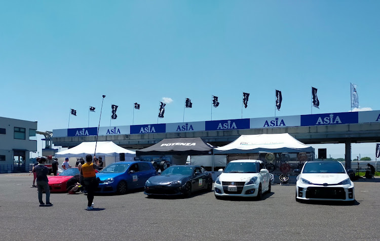 NSXのポテンザサーキットミーティング2022・天気良すぎ💦💦・今日も無事故で・筑波1000に関するカスタム事例の投稿画像3枚目