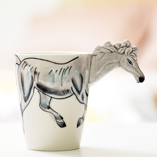 Title 2, Hand Drawn Ceramic 3D Animal Cup Mug – Enjoy yo...