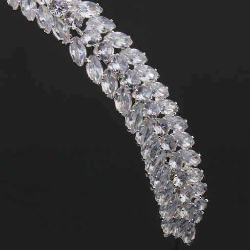 Title 5, Zircon Crown Wedding Dress Bride Jewelry Crown ...