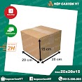 Hộp Carton Đóng Hàng 20X20X15 Đựng Giày Dép, Phụ Kiện Đồ Gia Dụng Giá Rẻ - Hộp Carton Ht