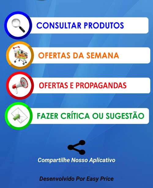 Android application Leitor Produtos Correia screenshort