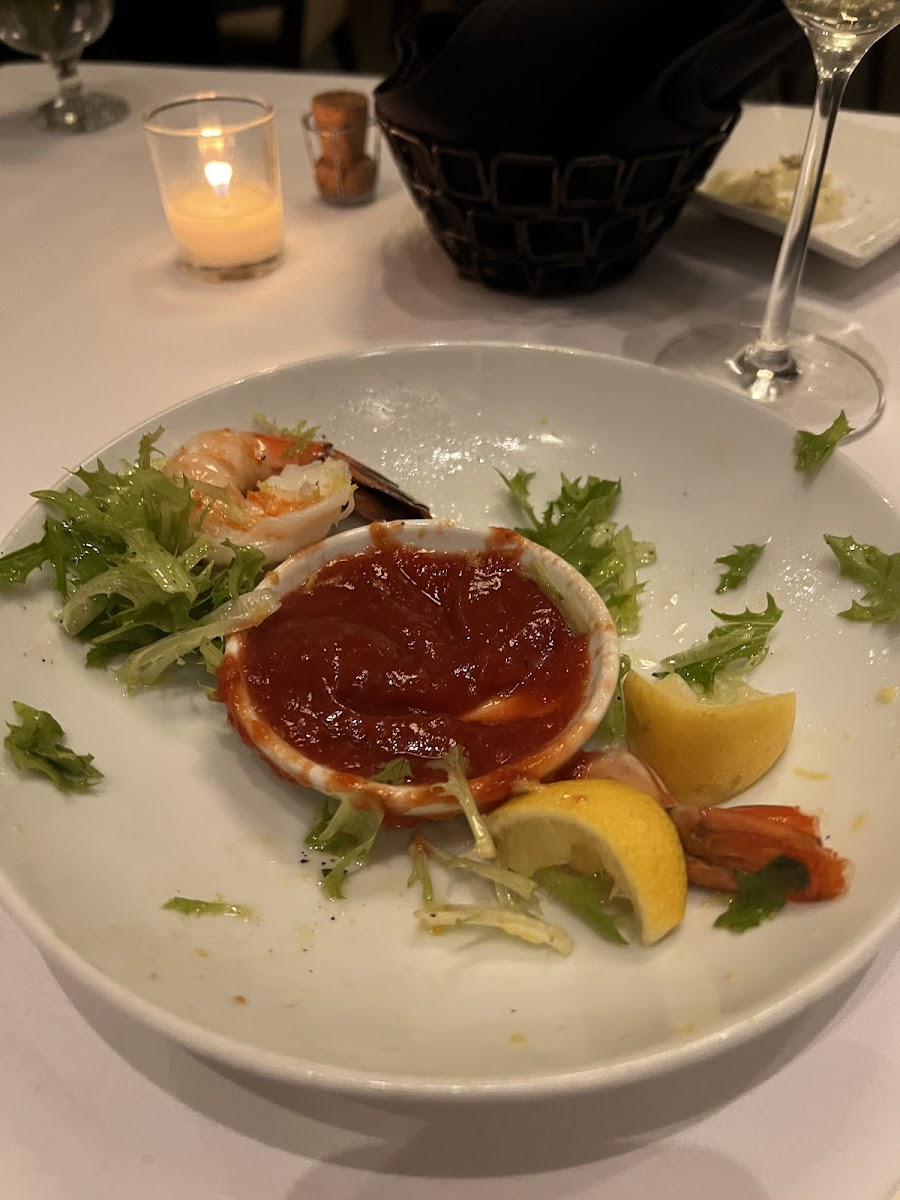 Shrimp cocktail was so good